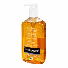 Очищающий гель для умывания лечение акне и пигментных пятен Neutrogena Oil-Free Acne Wash, 269 мл