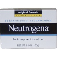 Очищающее гипоаллергенное мыло для лица Neutrogena Transparent Facial Bar Soap, Face Wash & Cleanser Fragrance Free, 100 г