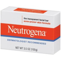 Очищающее гипоаллергенное мыло для лица Neutrogena Transparent Facial Bar, Acne-Prone Skin Formula Soap, 100 г