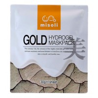 Гидрогелевая маска для лица с колоидным золотом Misoli Gold Hydrogel Mask Pack 1 штука