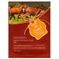 Увлажняющая маска для лица с антибактериальным эффектом Entel Horse Oil Mask Pack 