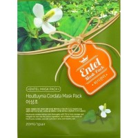 Восстанавливающая маска для кожи лица с экстрактом Хауттюнии Entel Houttuynia Cordata Mask Pack 