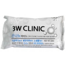 Антибактериальное мыло с ионами серебра 3W Clinic Nano Silver Soap 