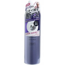 Антибактериальный спрей для ног с ионами серебра Shiseido Ag+ Foot Spray 40 г