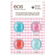 Набор бальзамов для губ EOS 4-Pack Pink- 4 штуки