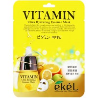 Ультра увлажняющая тканевая маска с витамином С Ekel Vitamin C Ultra Hydrating Essence 25 мл